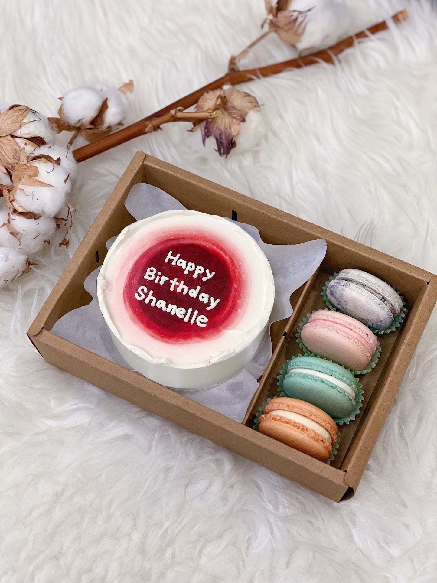 Duo Swirl Bento Cake