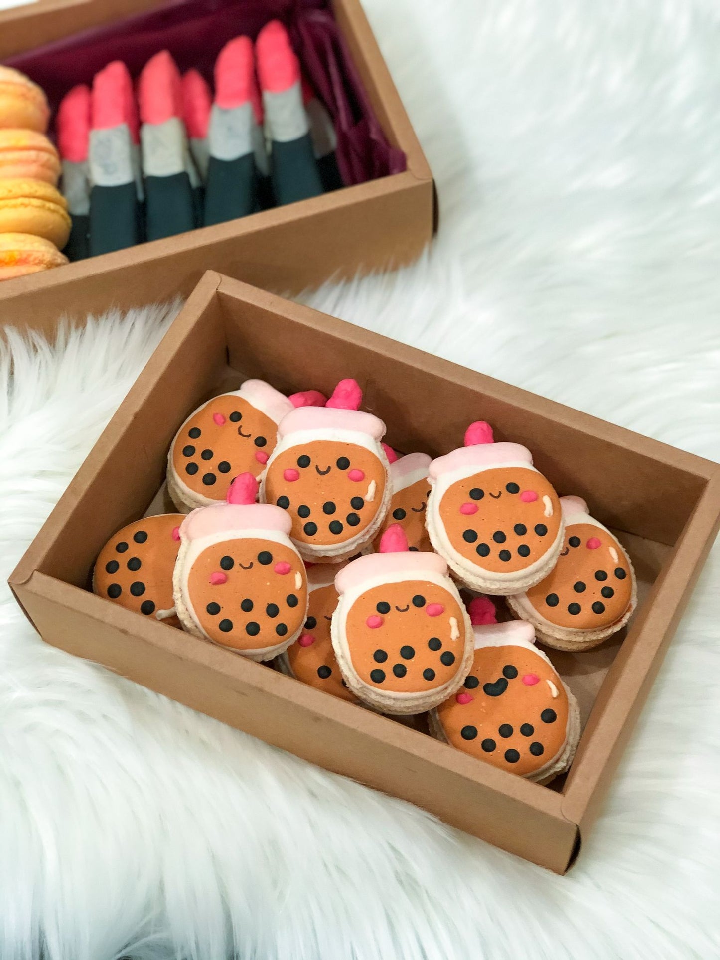 Bubble Tea Macarons