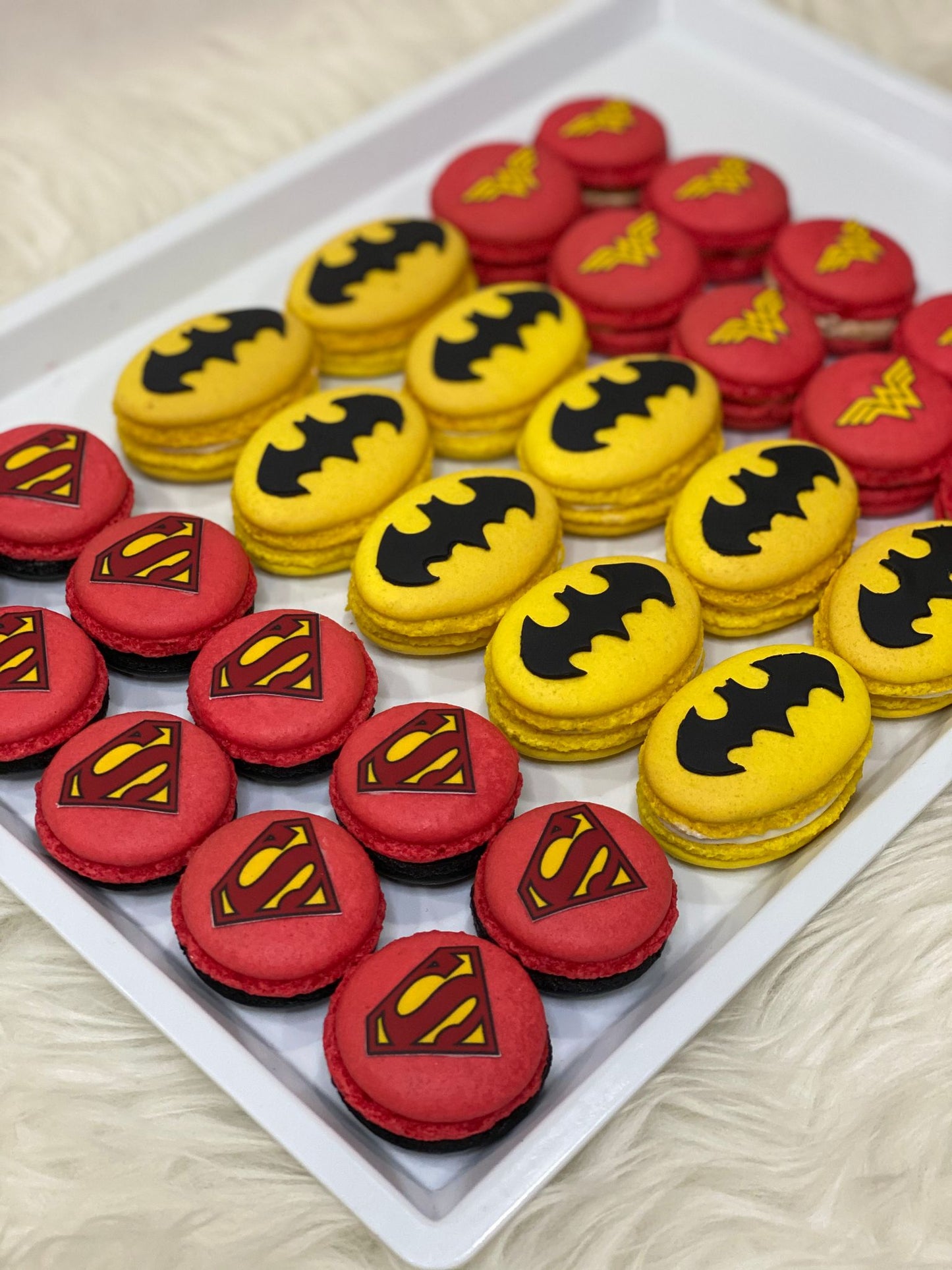 Super Hero Macarons