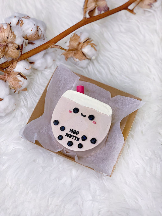 Bubble Tea Bento Cake