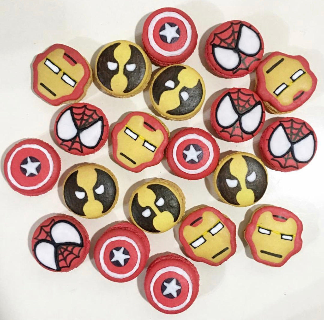 Super Hero Macarons