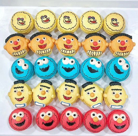 Sesame Street Macarons