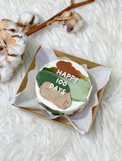 Camo Bento Cake