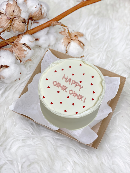 Mini Hearts Bento Cake
