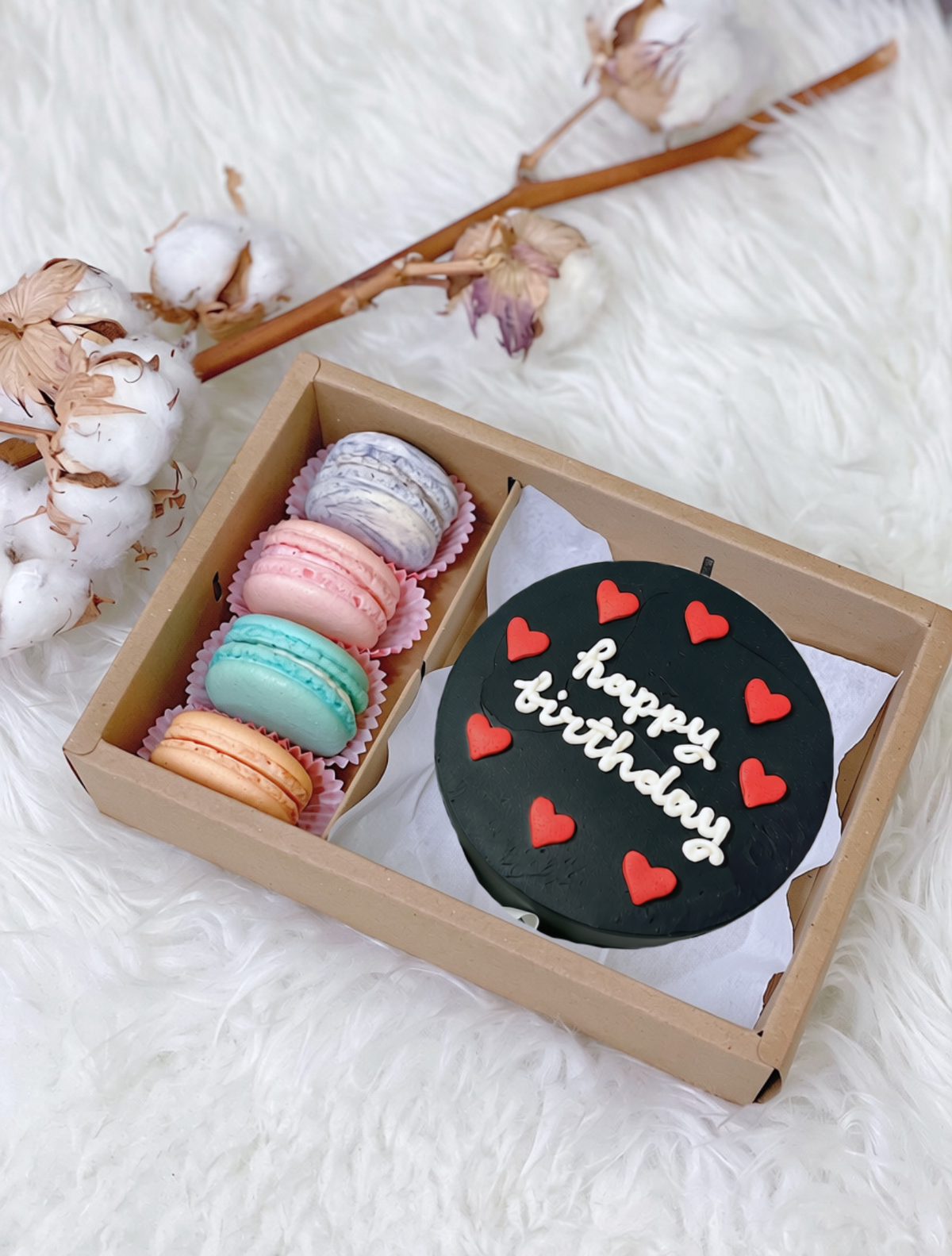 Midnight Valentine Bento Cake