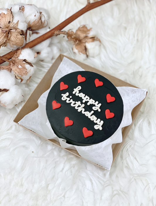 Midnight Valentine Bento Cake