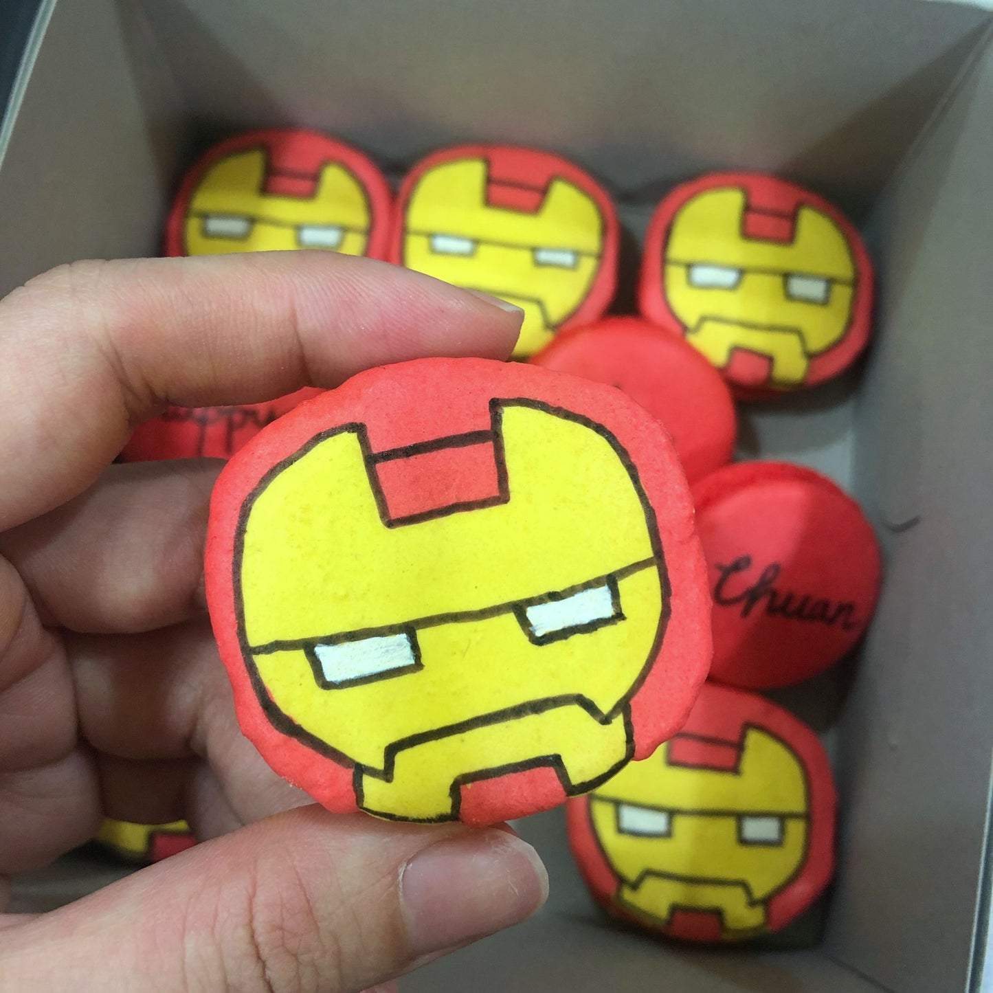Super Hero Macarons