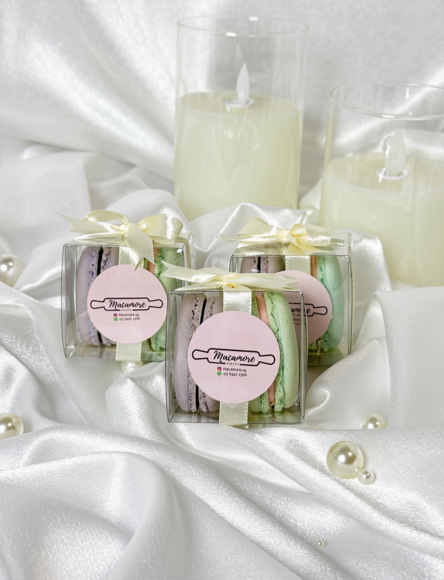 2 Piece Macarons Favours (Bundle of 10)
