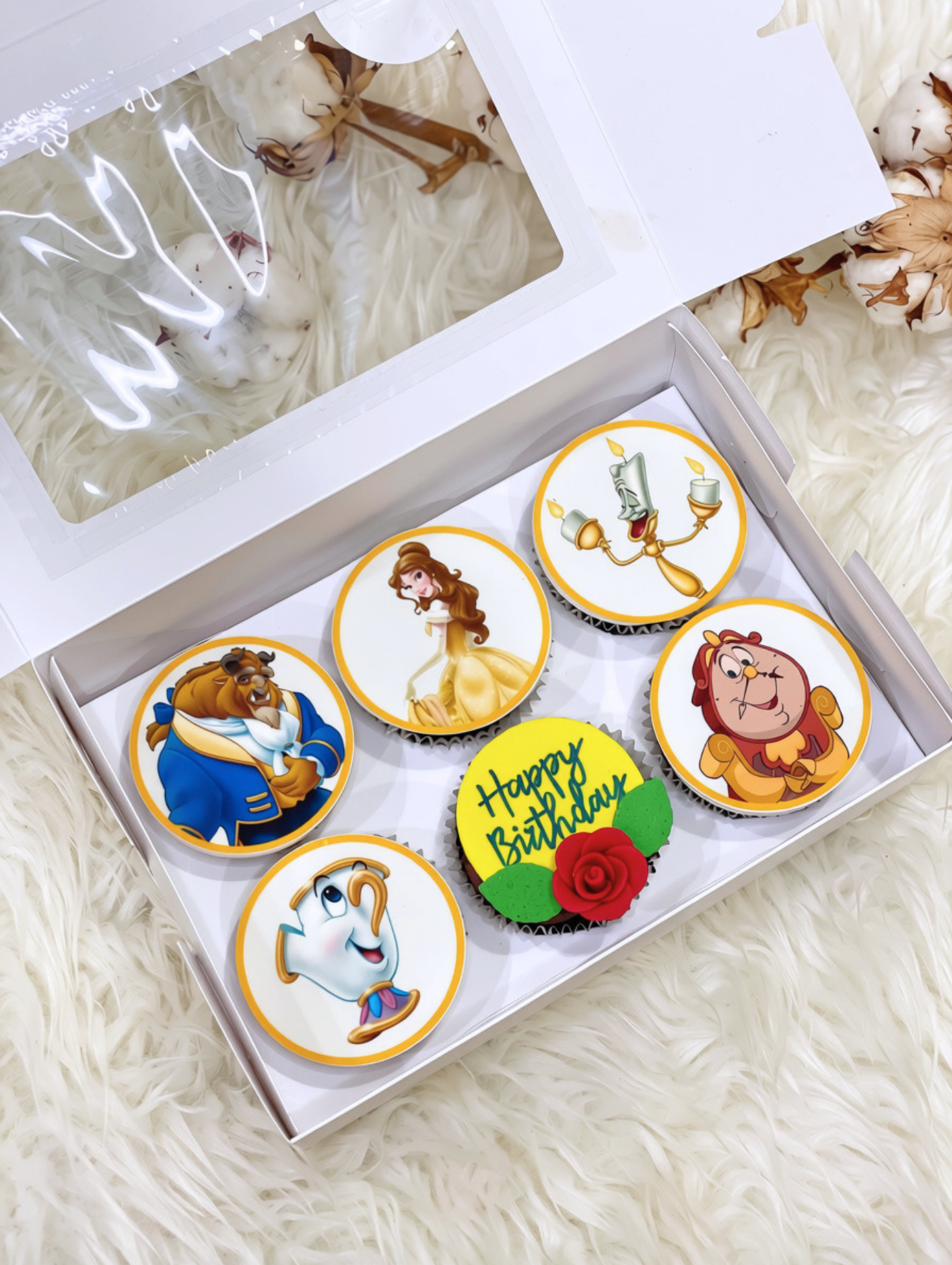 Beauty And The Beast Cupcakes