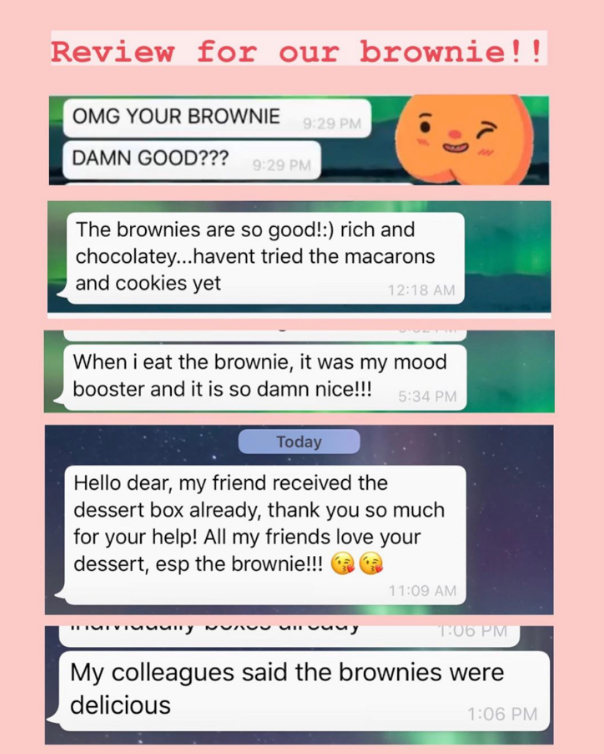 WhatsApp customer review