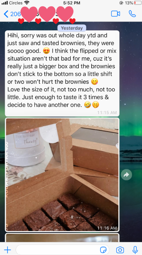 WhatsApp customer review