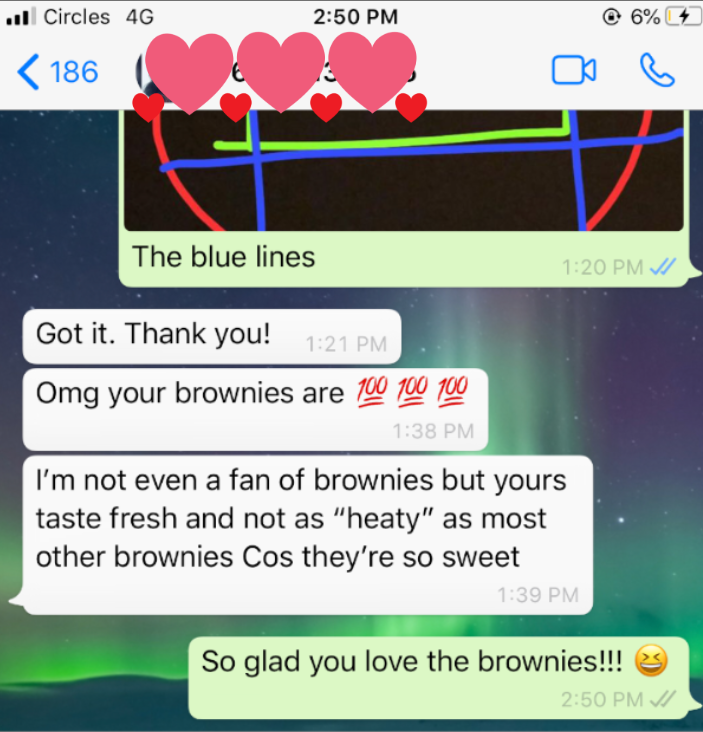 WhatsApp customer review