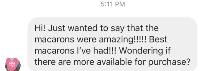 WhatsApp customer review