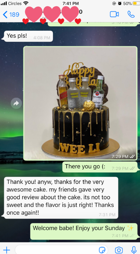 WhatsApp customer review