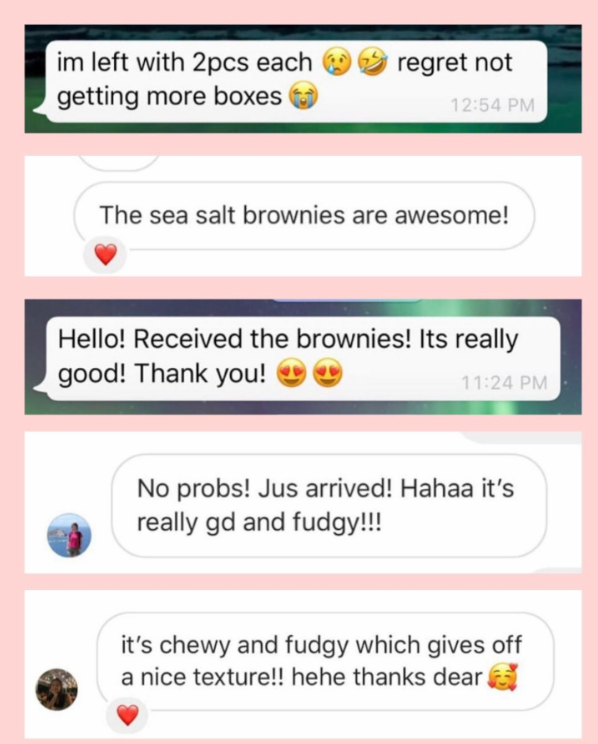WhatsApp customer review