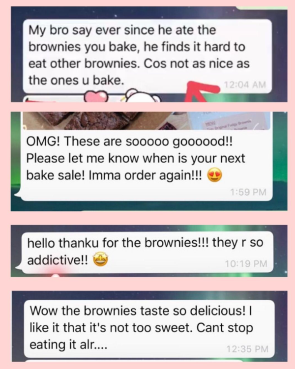 WhatsApp customer review