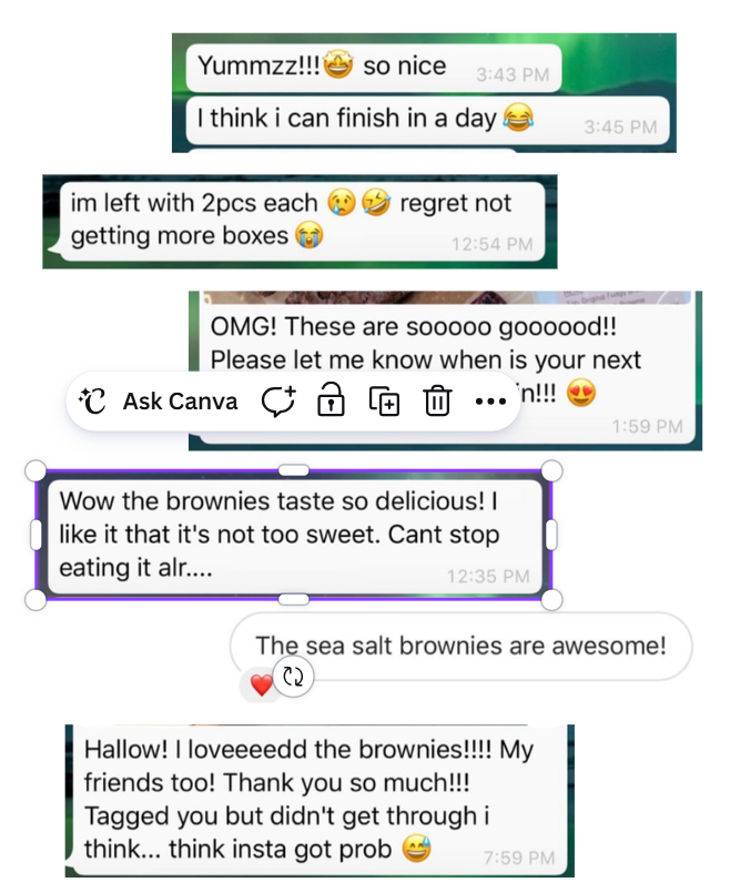 WhatsApp customer review