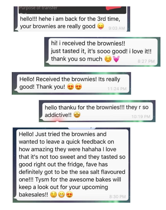 WhatsApp customer review