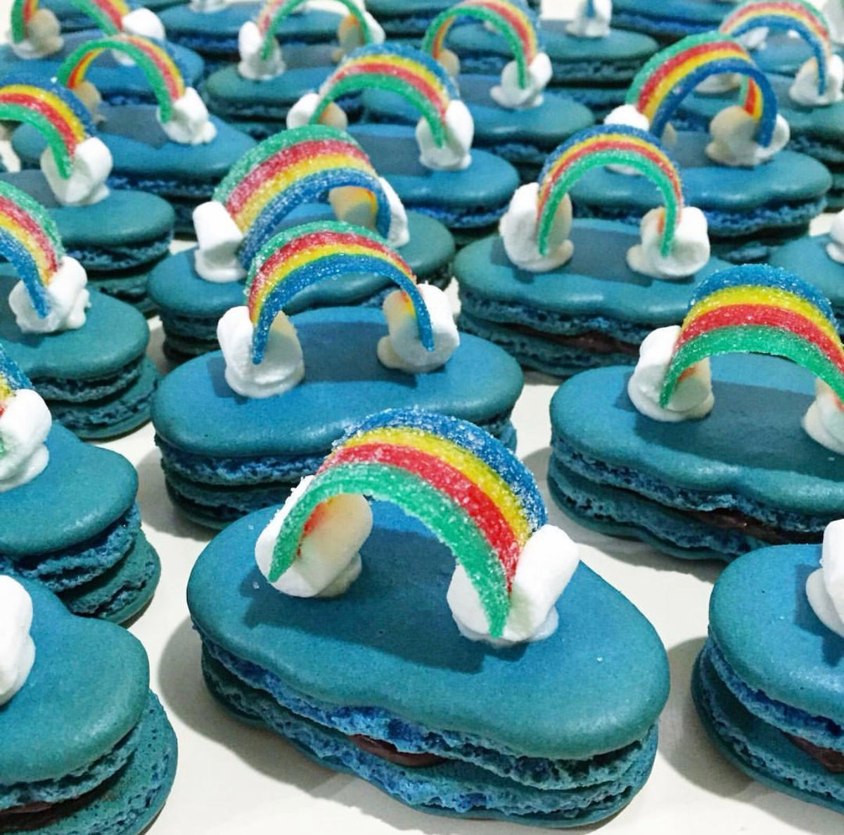 Over the Rainbow Macarons