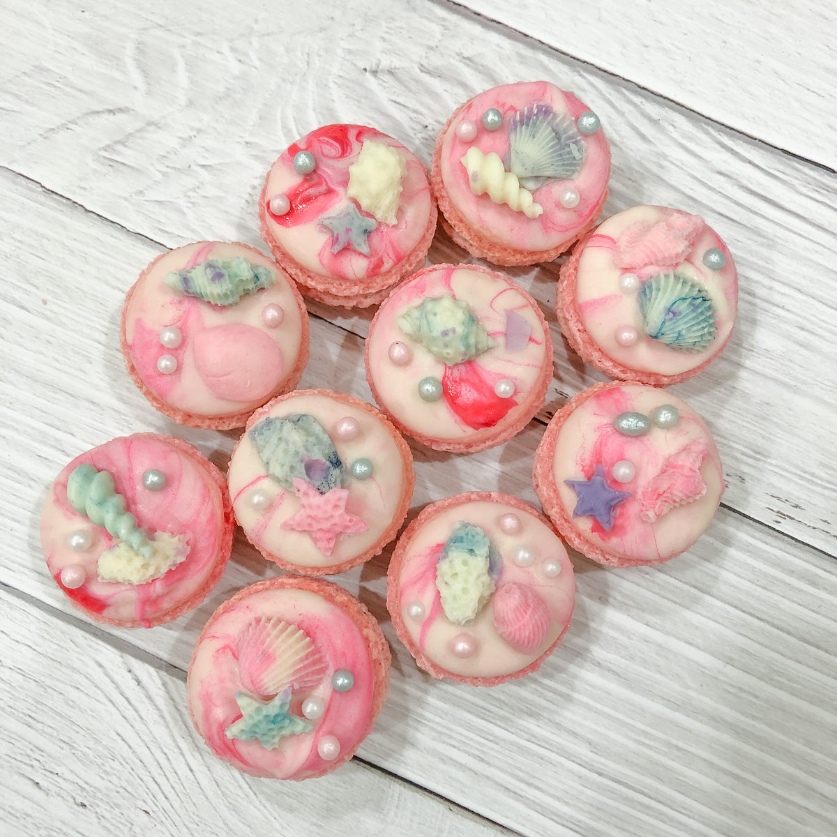 Seashell Macarons