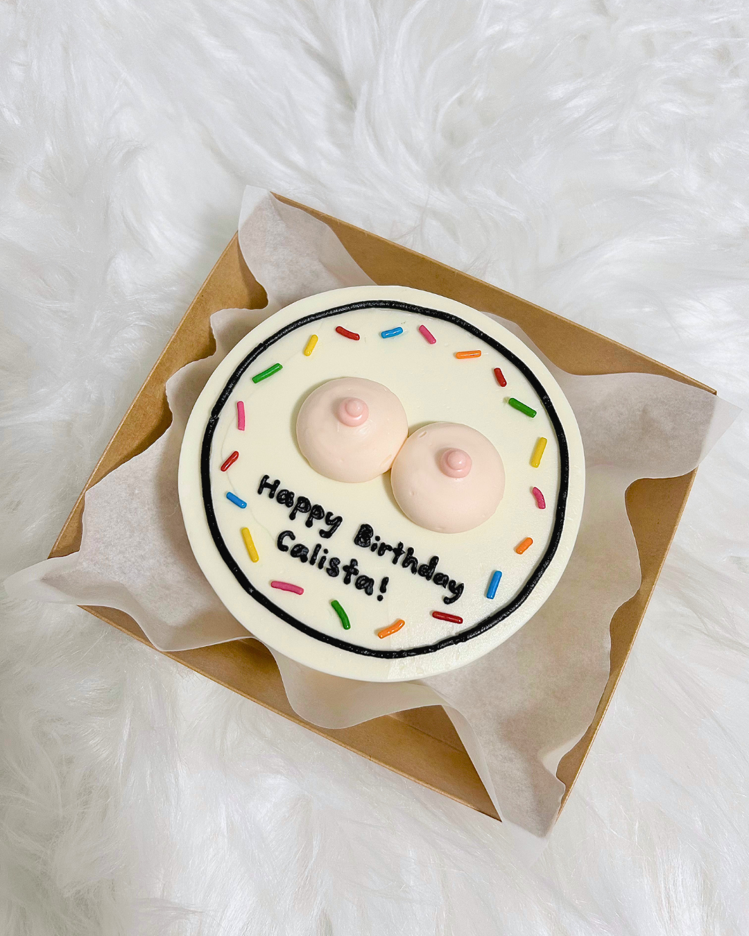 Boobie Bento Cake